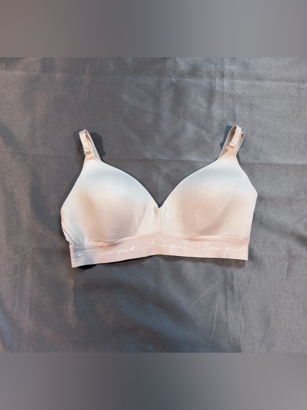PINK Victoria's Secret Light Pink Seamless Comfort Bra